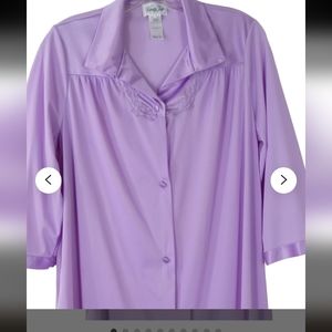 Vanity Fair Vintage Lavender Houseshirt
